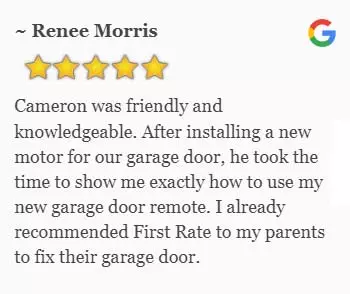 1st rate garage door review 1